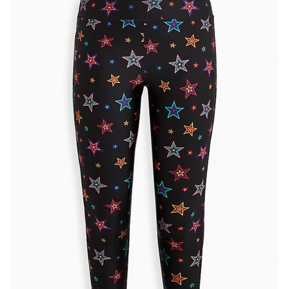 Black and multicoloured stars leggings [Torrid] - Picture 6 of 9